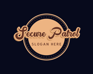 Retro Cursive Diner logo design