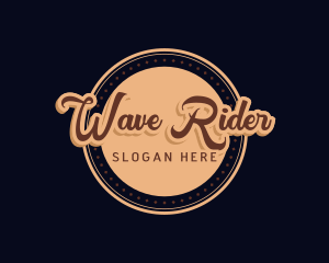 Retro Cursive Diner logo design