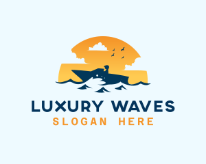 Ocean Boat Yacht logo design