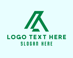 Modern Simple Company Letter A  logo