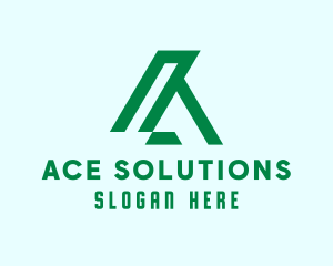 Modern Simple Company Letter A  logo design