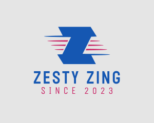 Delivery Service Letter Z logo design