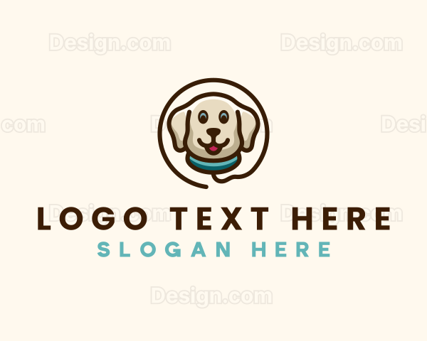 Dog Walker Leash Logo