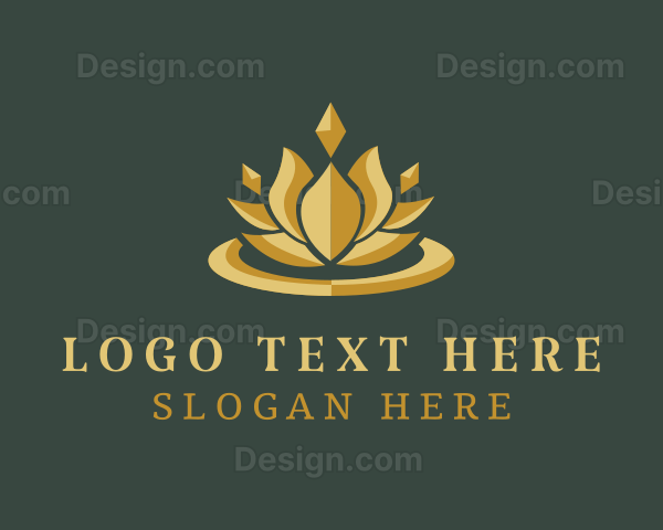 Gold Lotus Yoga Studio Logo