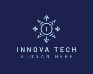 Arrow Tech Startup logo design