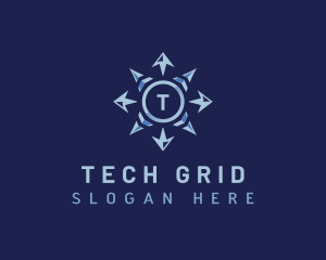 Arrow Tech Startup logo design