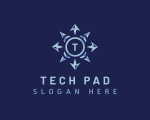 Arrow Tech Startup logo design