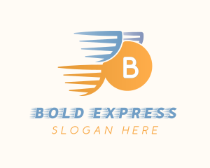 Express Circle Delivery logo design