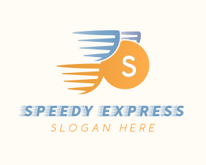 Express Circle Delivery logo design