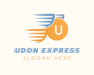 Express Circle Delivery logo design