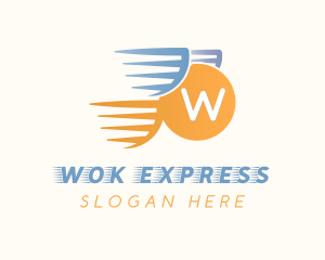 Express Circle Delivery logo design