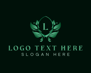 Natural Organic Leaf  logo