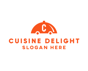 Food Catering Delivery Cloche logo design