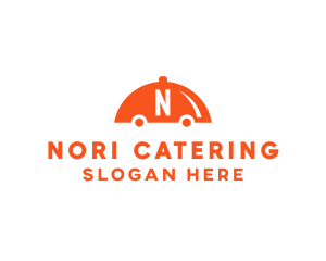 Food Catering Delivery Cloche logo design