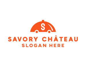 Food Catering Delivery Cloche logo design