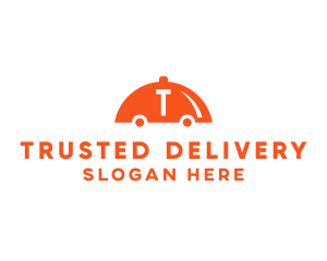 Food Catering Delivery Cloche logo design