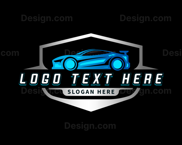 Race Car Automotive Logo