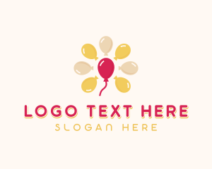 Balloon Birthday Party Logo