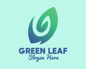 Nature Leaf Herbal Spa logo design