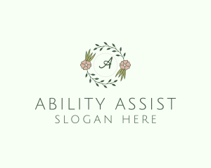 Floral Event Styling Lettermark logo design