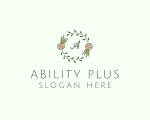 Floral Event Styling Lettermark logo design