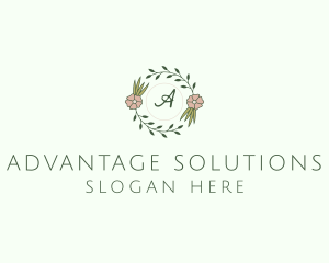 Floral Event Styling Lettermark logo design