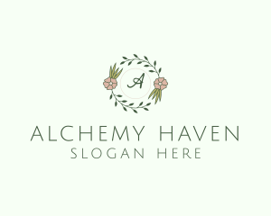 Floral Event Styling Lettermark logo design