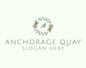 Floral Event Styling Lettermark logo design