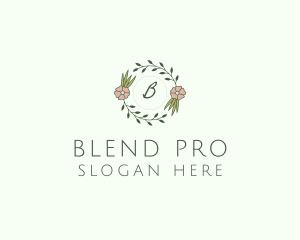 Floral Event Styling Lettermark logo design