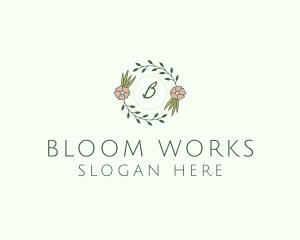 Floral Event Styling Lettermark logo design