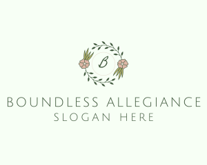 Floral Event Styling Lettermark logo design