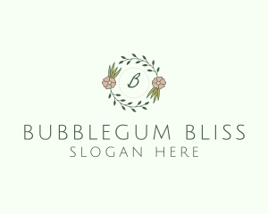 Floral Event Styling Lettermark logo design