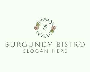 Floral Event Styling Lettermark logo design