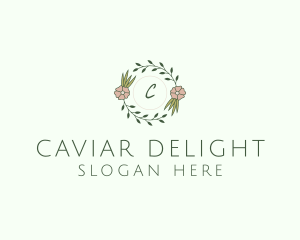 Floral Event Styling Lettermark logo design