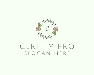 Floral Event Styling Lettermark logo design