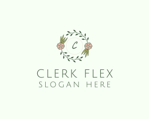 Floral Event Styling Lettermark logo design