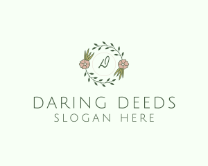 Floral Event Styling Lettermark logo design