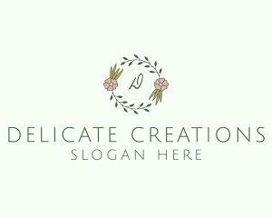 Floral Event Styling Lettermark logo design