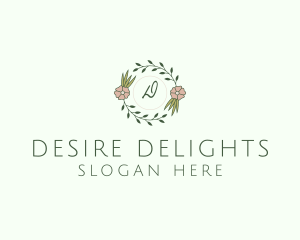 Floral Event Styling Lettermark logo design