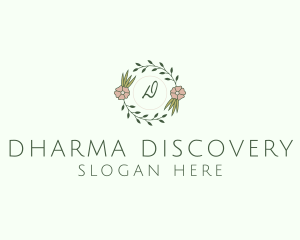 Floral Event Styling Lettermark logo design