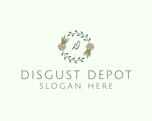 Floral Event Styling Lettermark logo design