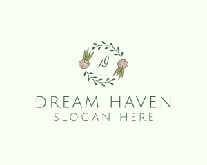 Floral Event Styling Lettermark logo design