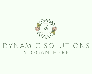 Floral Event Styling Lettermark logo design