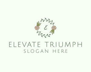 Floral Event Styling Lettermark logo design