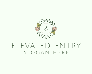 Floral Event Styling Lettermark logo design