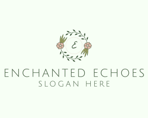 Floral Event Styling Lettermark logo design