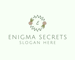 Floral Event Styling Lettermark logo design