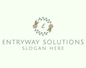 Floral Event Styling Lettermark logo design