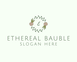 Floral Event Styling Lettermark logo design