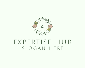 Floral Event Styling Lettermark logo design